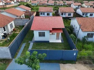 Casa construída e habitada no bairro Nova Amazonas